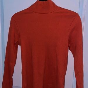 Tight Ribbed Turtle Neck